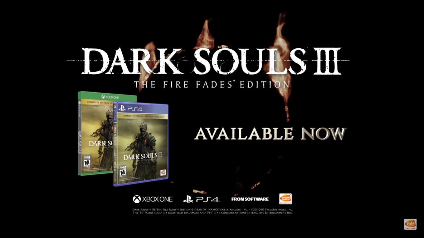 Dark souls 3 the fire fades edition что входит