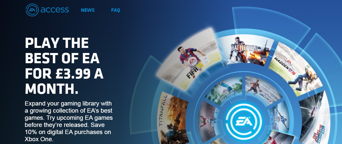 Ea access sales xbox 360