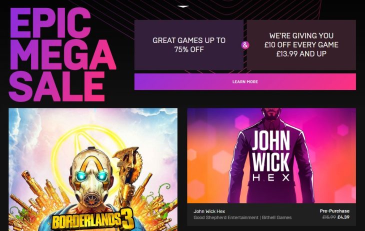 Epic Mega Sale