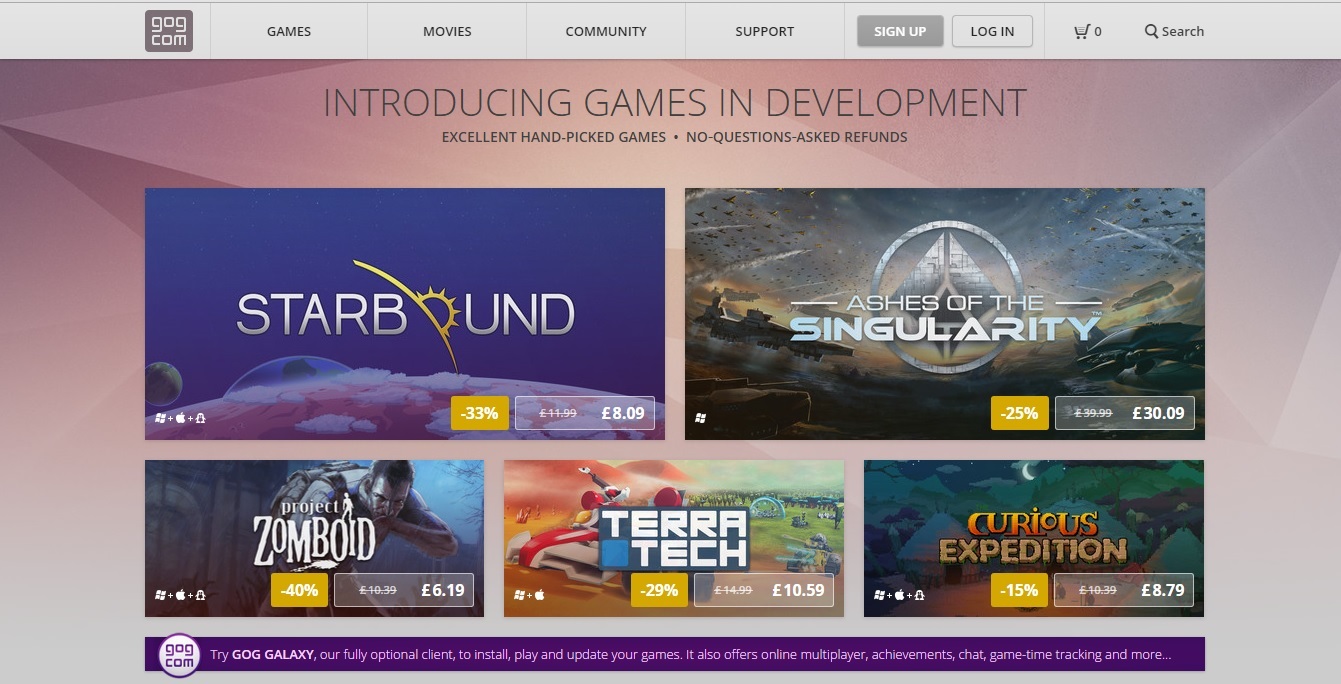 GOG - Games in Development 