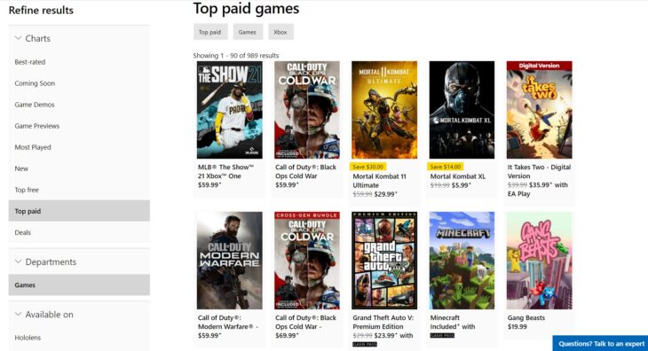 Microsoft Store Games - Screenshot - 04-05-21