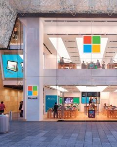 Microsoft opens first store in Europe
