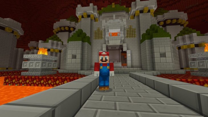 Minecraft Super Mario