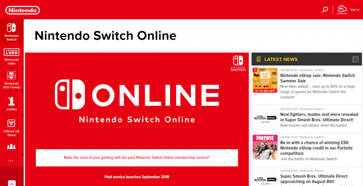 Nintendo Online