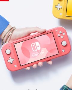 Nintendo reveal Coral Nintendo Switch Lite