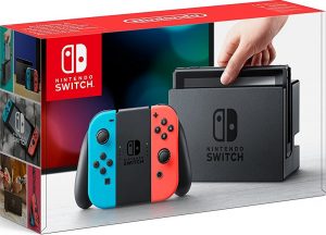 Nintendo Switch Neon Red and Blue