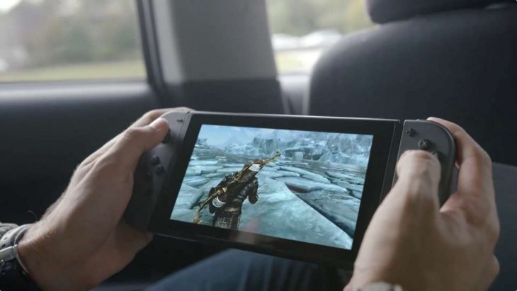 Nintendo Switch on the go