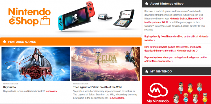 nintendo eshop pre order