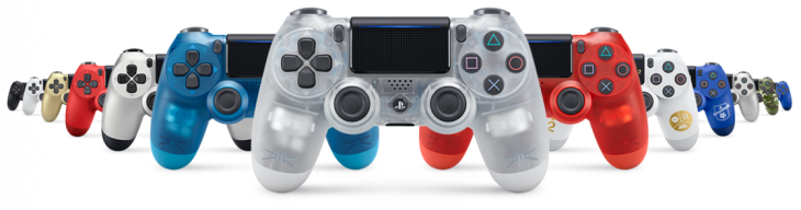 blue crystal ps4 controller uk