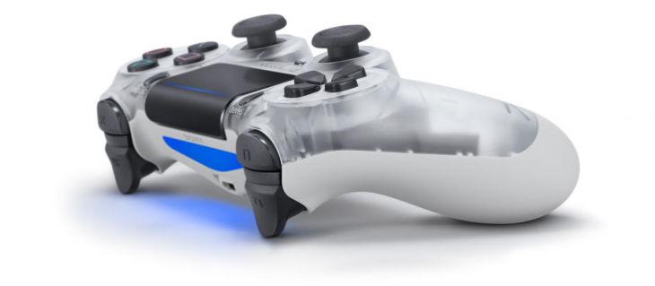 PS4 Crystal Controllers - Silver