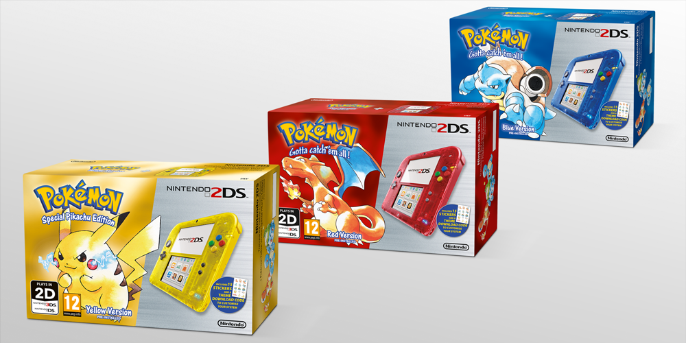 Special Edition Pokémon 2DS Consoles