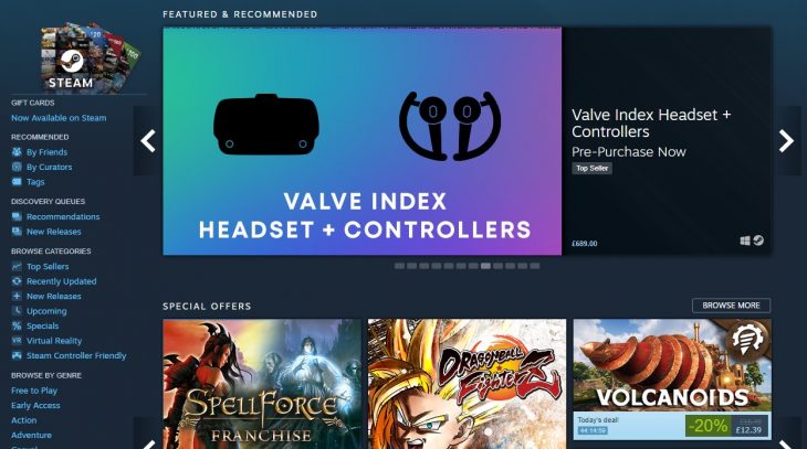 Steam Storefront - 01-05-19