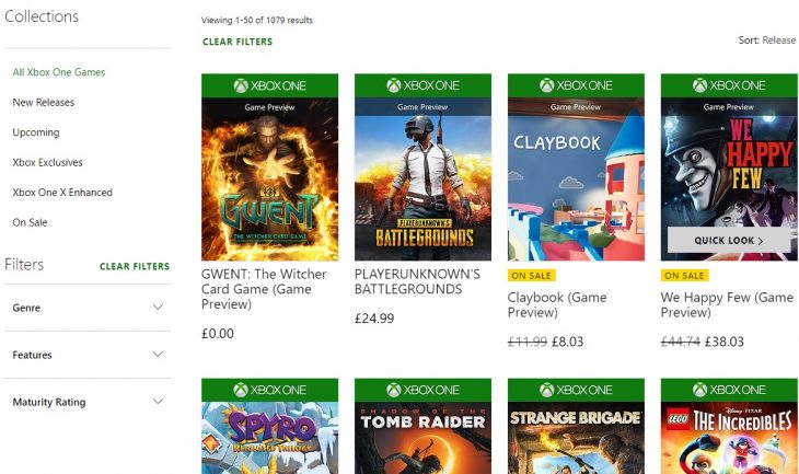 Xbox One Games