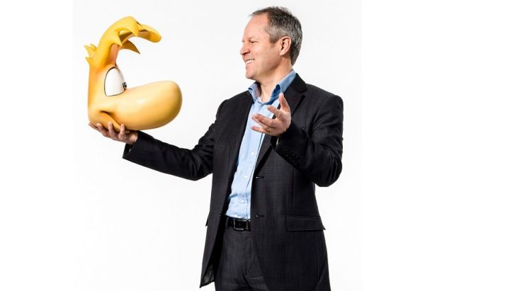 Yves Guillemot with toy