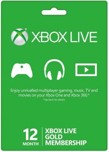 Xbox Live Membership Card